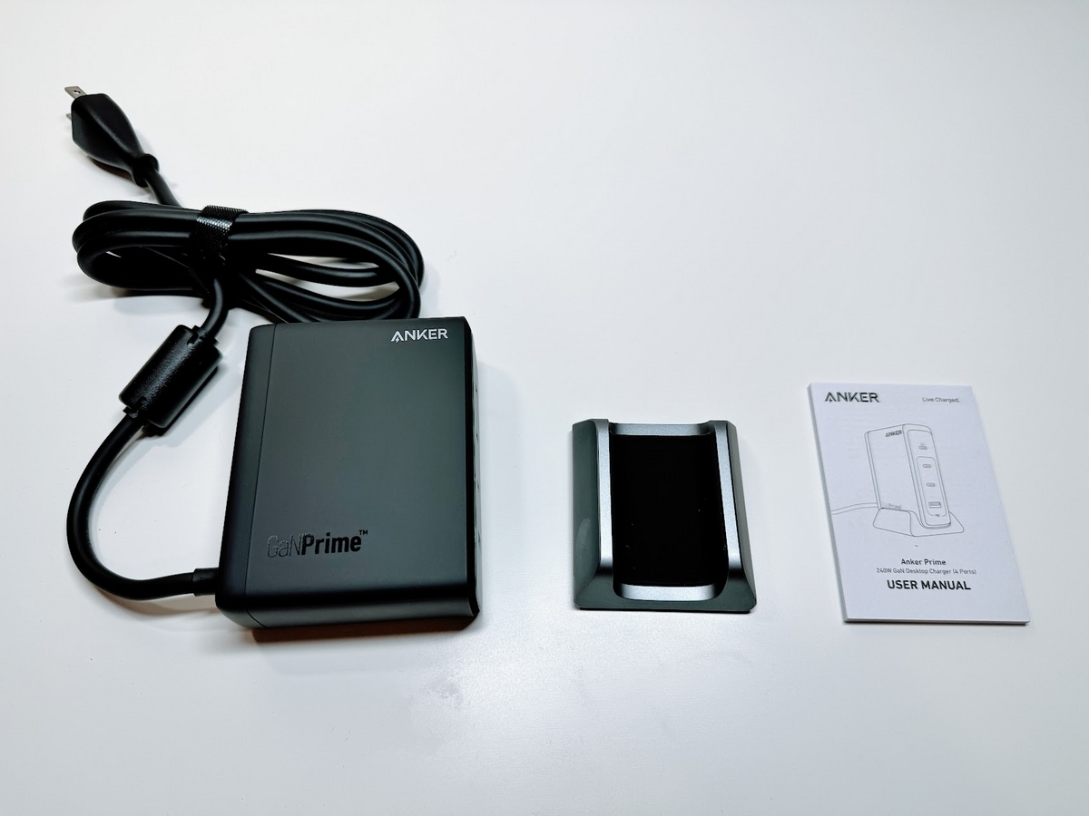 Anker Prime Desktop Charger 240W PD 充電器 楽天市場】Anker Prime Desktop Charger (240W, 4 ports, GaN