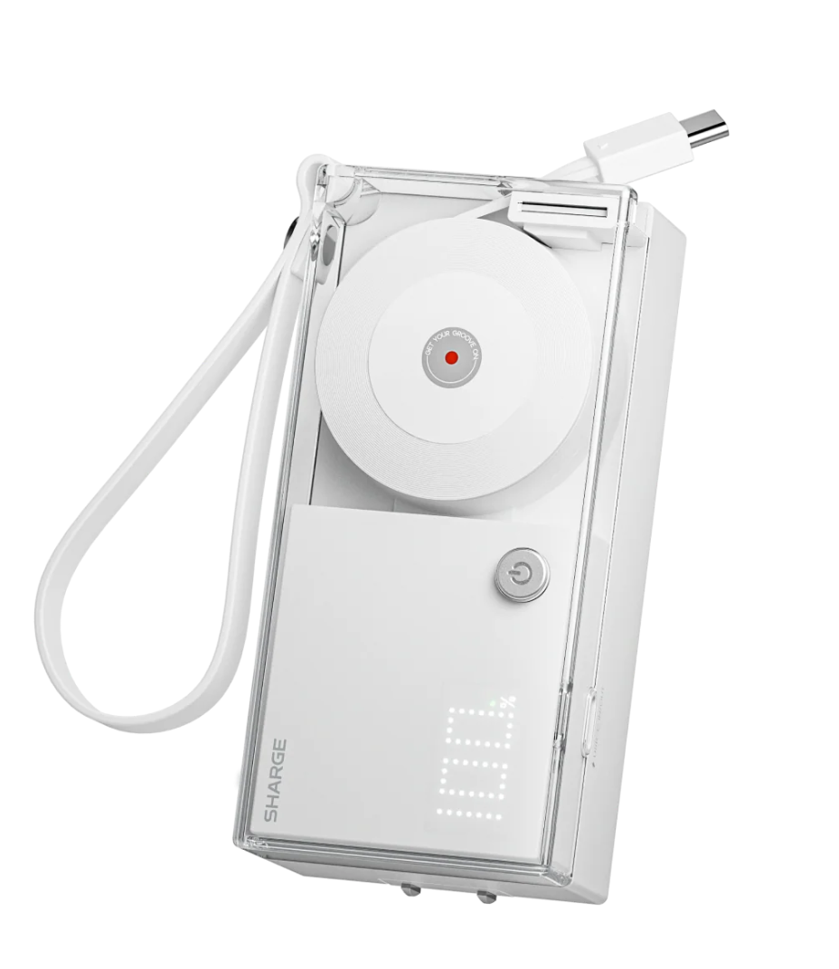 SHARGE Retractable 3-in-1 Power Bank
