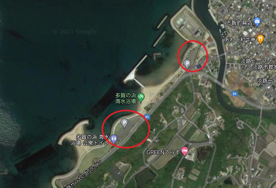 SUPで海上散歩してリラックスタイム @多賀の浜海水浴場【淡路島