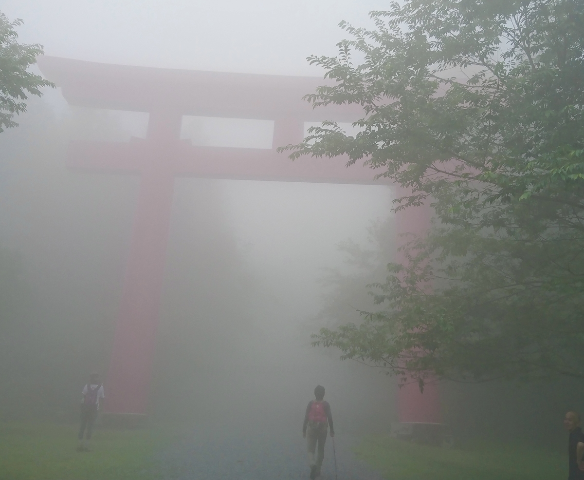 Ōtorii appears from the fog
