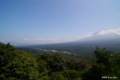 [山梨県][青木ヶ原樹海]紅葉台から望む鳴沢村全景