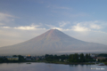 [山梨県][富士五湖][富士山]朝焼けに映える富士