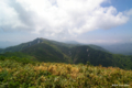 [北海道][大千軒岳]大千軒岳山頂から千軒平・前千軒岳を望む