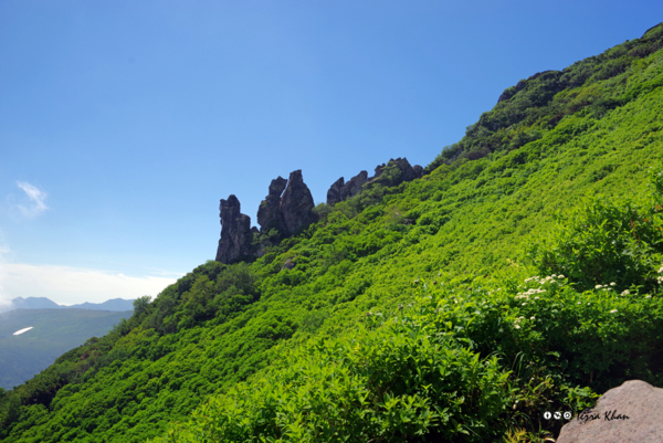 マネキ岩 @黒岳登山道