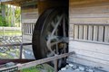 [岩手県][遠野]山口の水車小屋の水車