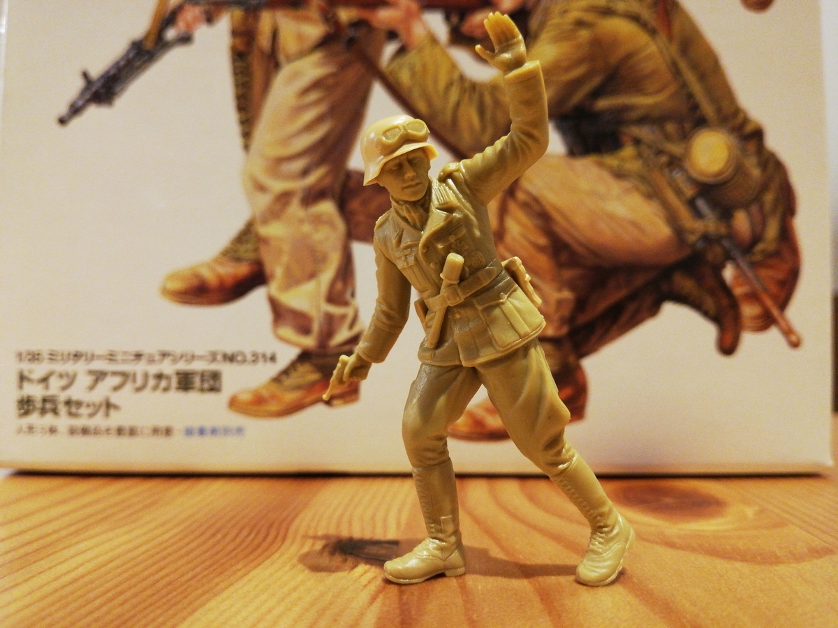 1/35 ドイツ アフリカ軍団歩兵セット（タミヤ）」を使い、新しい一歩を