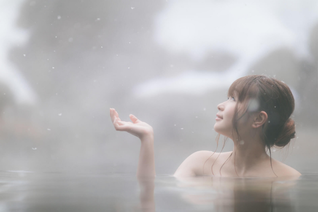 雪山のお風呂