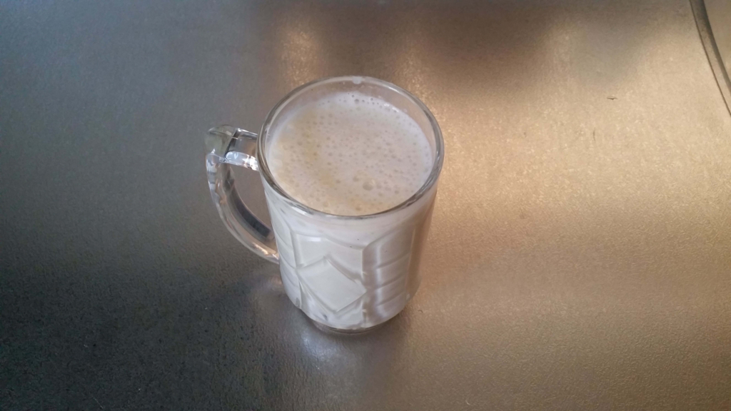 3分で作れるバナナミルク