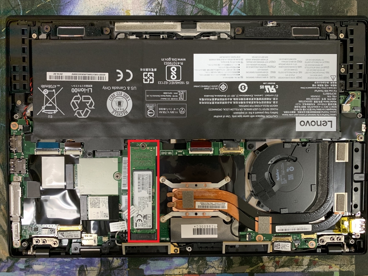 初心者向け Thinkpad X1 Carbon 18 のssdを換装する Think Diary