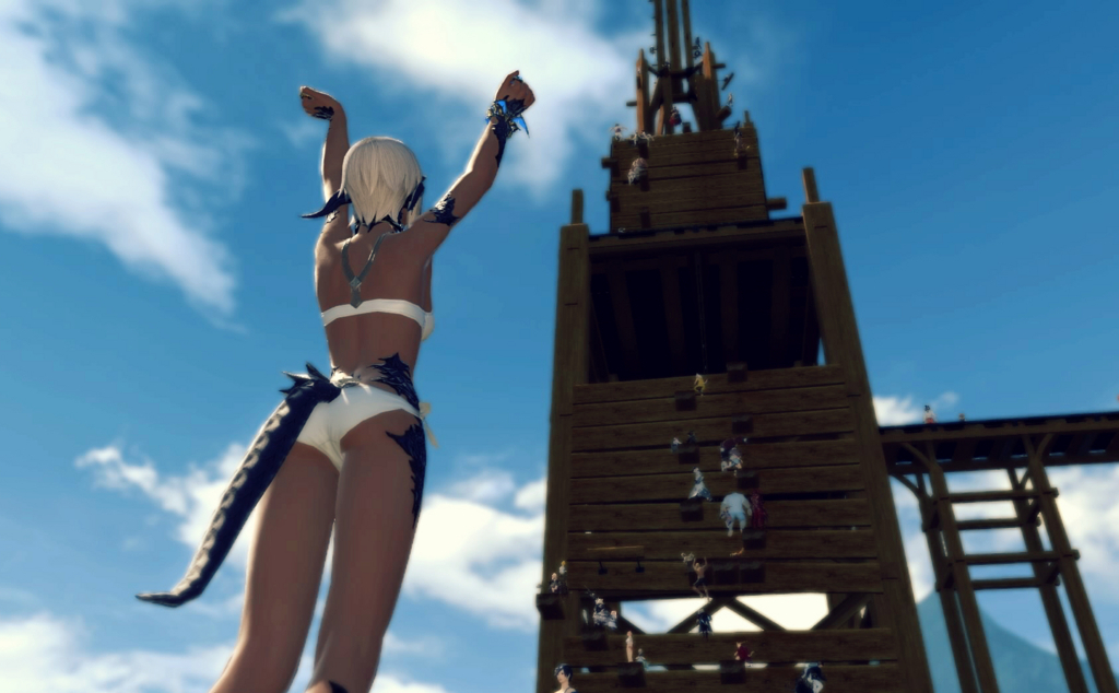 光の戦士は水をかけ合う時も全力だった紅蓮祭2018 とりまゲームのティル日記