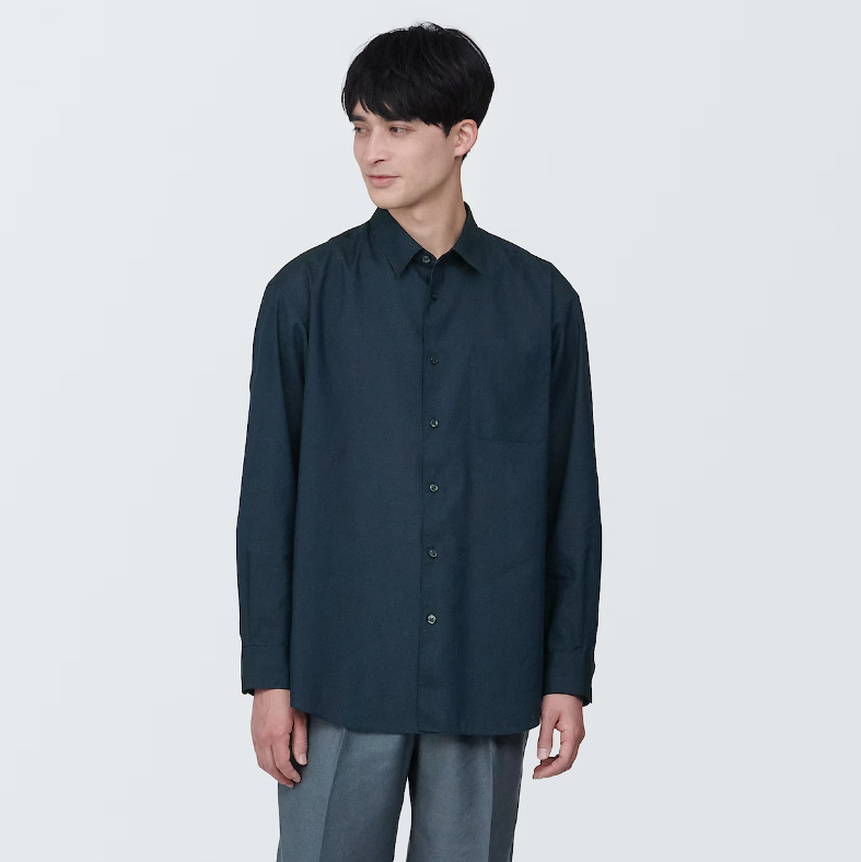 新品未使用タグ付　ヘンプ混シャツジャケット　無印　黒　M 無印 紳士 ヘンプ混シャツジャケット L 黒 - メルカリ