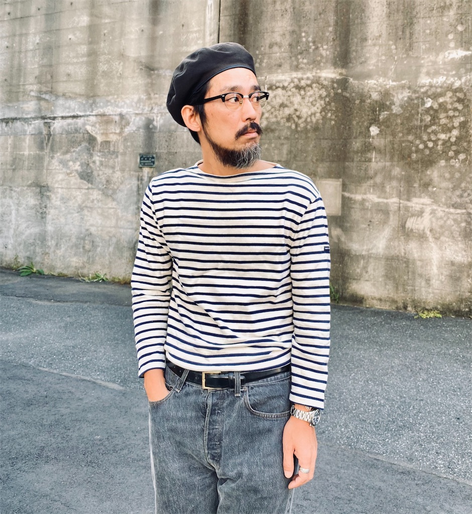 愛すべきメンズファッション大定番 Saint James セントジェームス のウェッソンを着用レビュー ボーダーバスクシャツ Tiny Style Salon