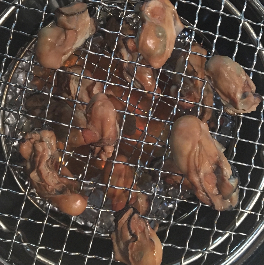 牡蠣の燻製