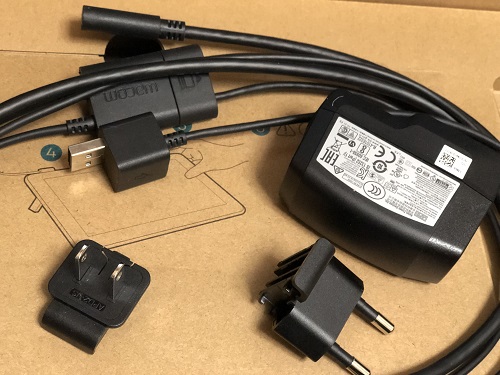 Wacom one 忘れる 第一世代 海外向けアダプター