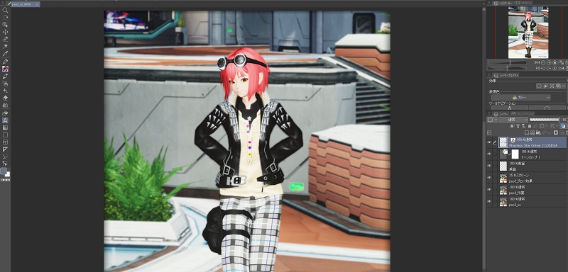 Pso2のスクショ画像をクリスタで加工してグロー効果で輝かせる方法 コトラの Pso2ngs Blog Pso2のスクショ画像をクリスタで加工してグロー効果で輝かせる方法 コトラの Pso2ngs Blog