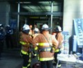 三宮ドトールのある建物で火事