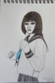 広瀬すずさんのつもりで描いた
