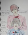RED APPLE AND BLUE APPLE