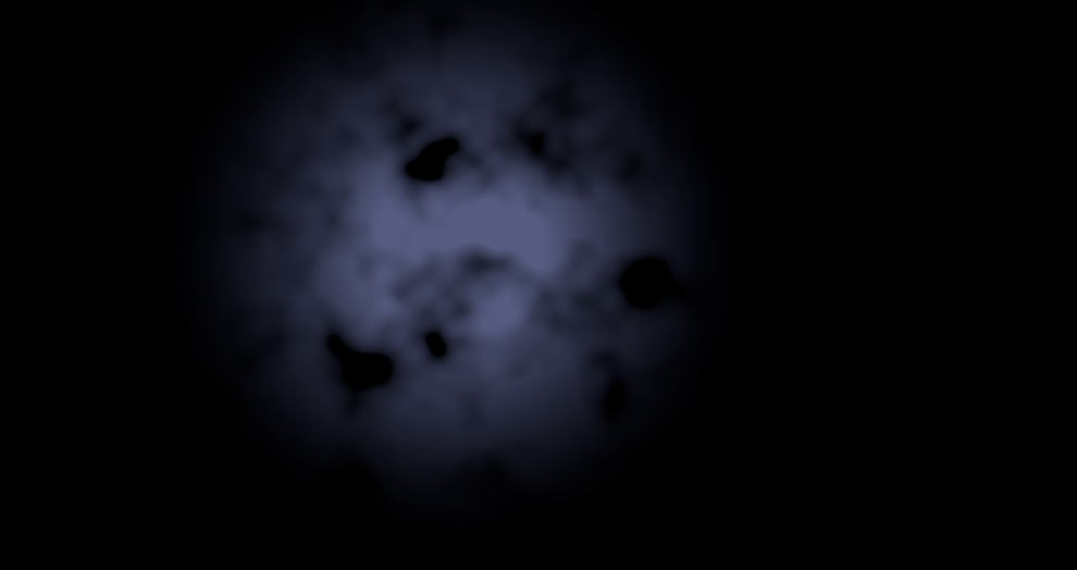 Blender 銀河の中心にある星雲