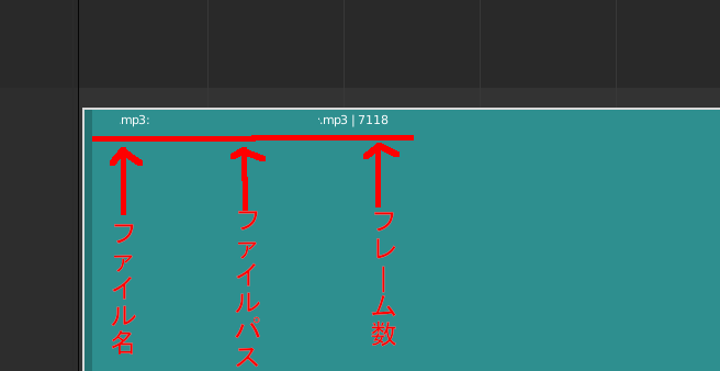 Blenderのビデオシーケンサーで追加したサウンドの詳細