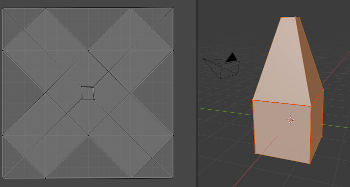 BlenderのUV合成後