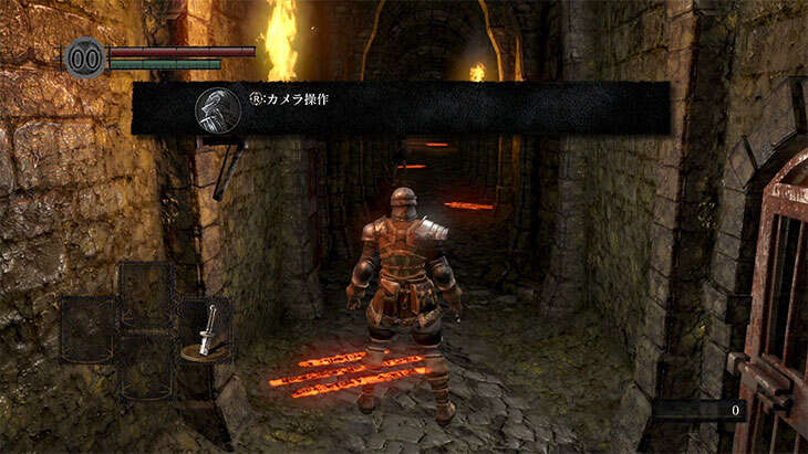 Dark Souls Remasteredの北の不死院の地下の廊下