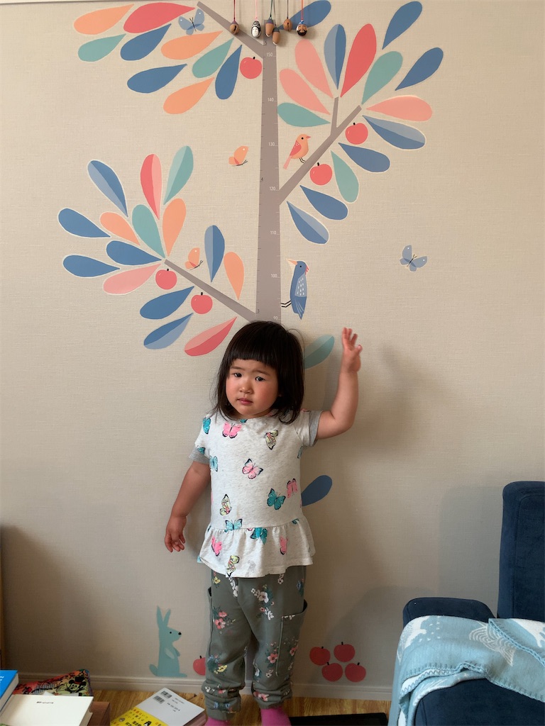 Ikeaの身長計ウォールステッカーを買いました Torikunn S Blog