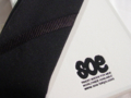 SOE SATIN & GROSGRAIN　GROSGRAIN BORDER TIE