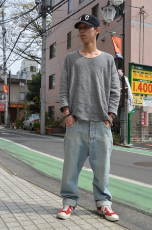Iroquois イロコイ ジャガードデニム サルエルパンツ - 亜洲