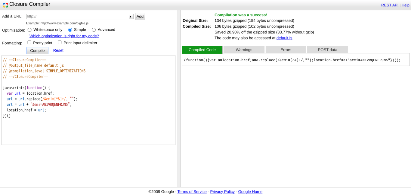 closure compiler