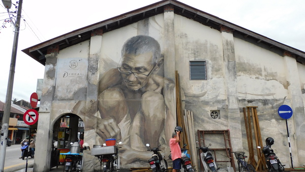 ペナンの壁画アート - マレーシア・ペナン島日記