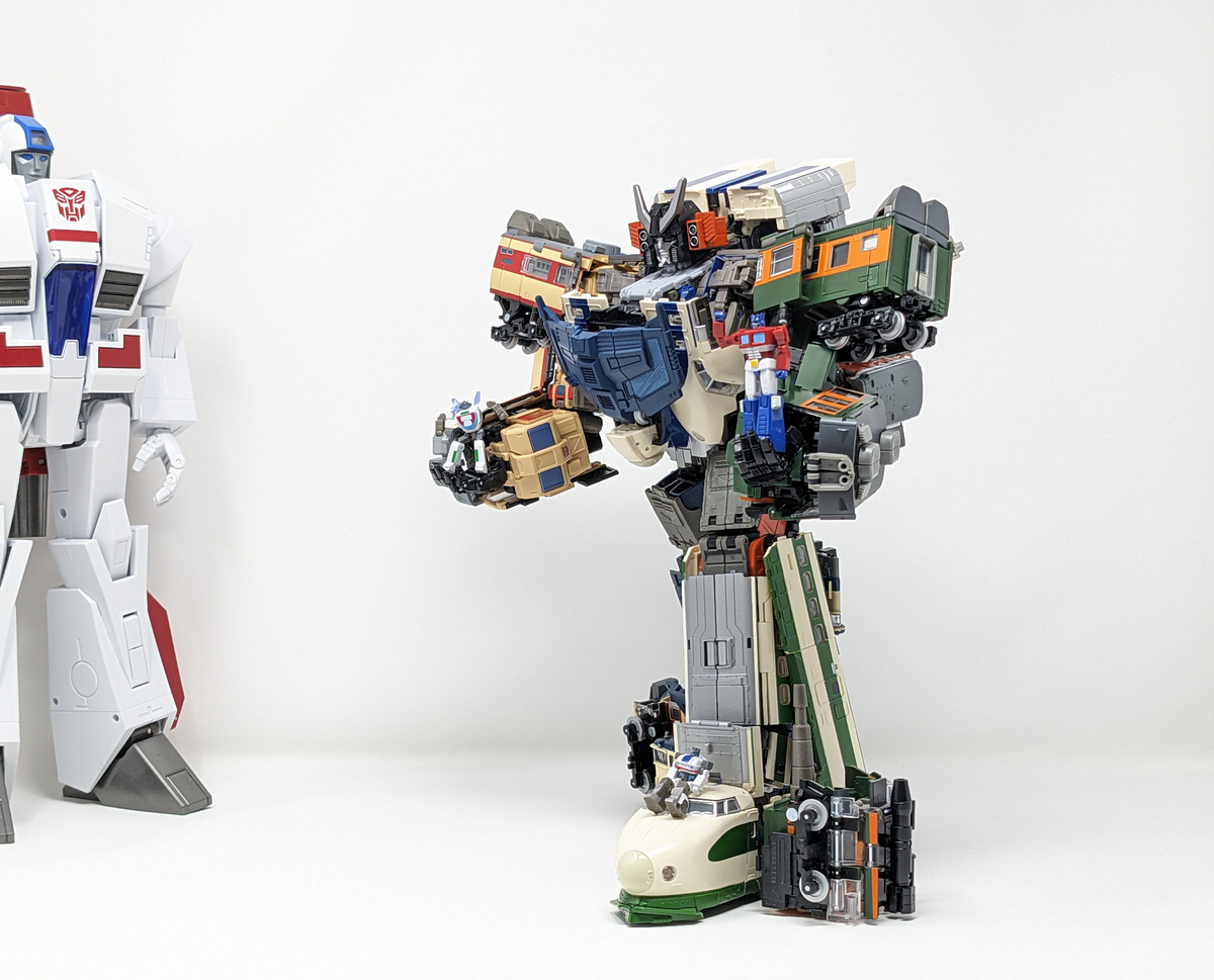 トランスフォーマー　トレインボット　重連合体戦士　ライデン ついに完結合体だ！【トランスフォーマー 重連合体戦士ライデン 7/7