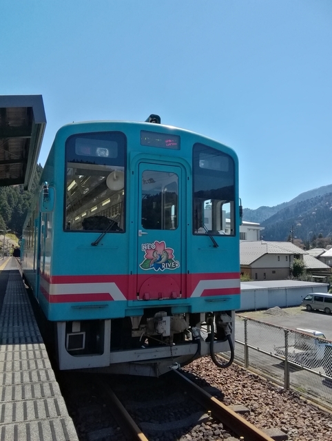 f:id:TsuSUZUKI:20190412085908j:plain 樽見鉄道快速観桜薄墨桜号(往路)