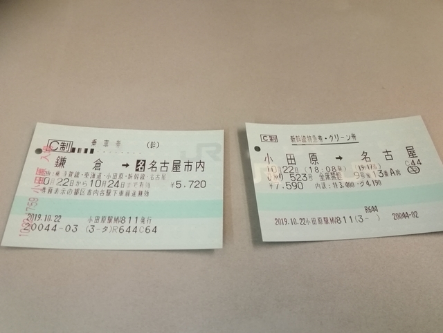 JR小田原駅の駅名看板