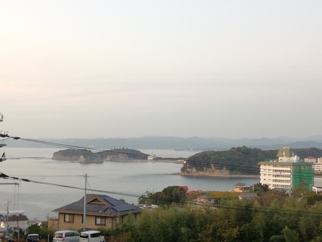 お宿の窓から見た風景 