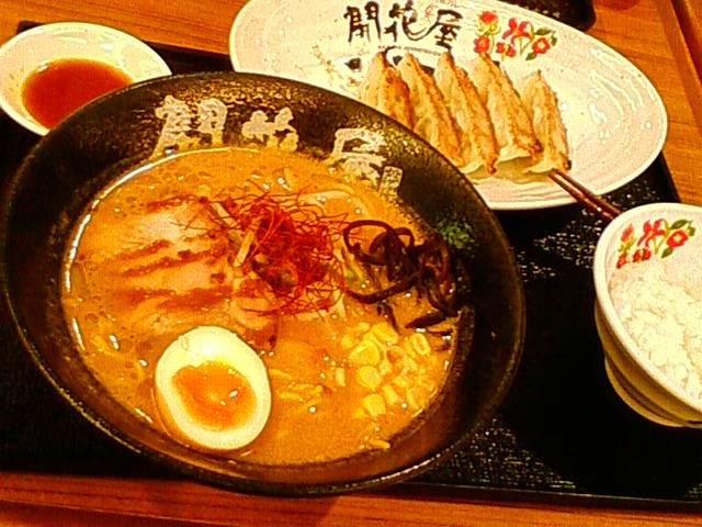 f:id:TsuSUZUKI:20191112055546j:image 大阪からは自家用車。遅い夕飯は御在所 SA の味噌ラーメンと餃子