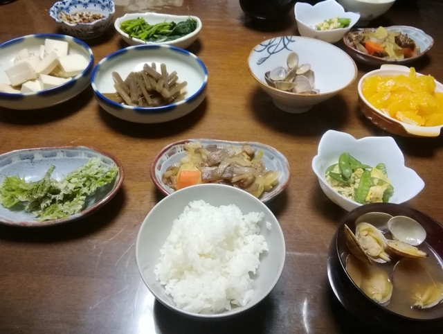 f:id:TsuSUZUKI:20200430040100j:image 春の食卓 2020