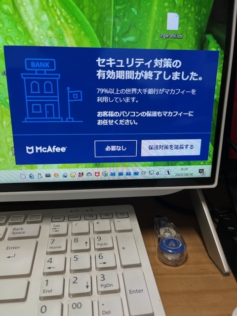 偽 McAfee ?