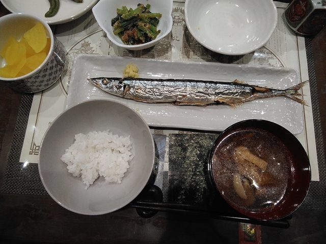 新米と焼き秋刀魚 2025