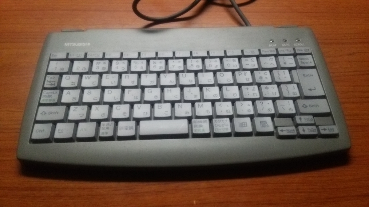ジャンク100円で購入したミニキーボード「M6905-13」 - 月好きの色々