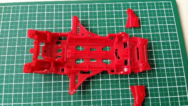 Vsシャーシ バンパーレス加工 九十九のミニ四駆と八百万