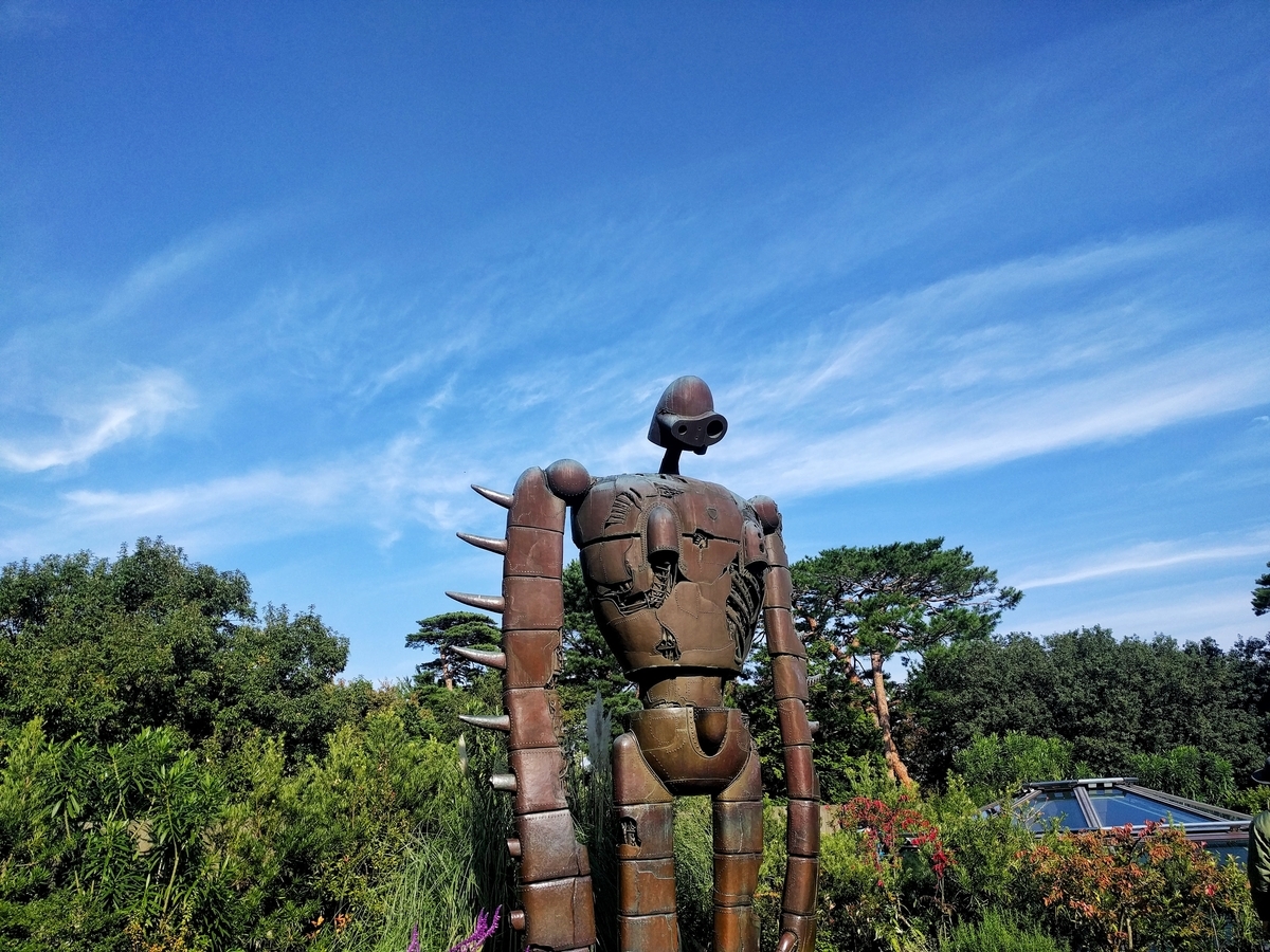 三鷹の森ジブリ美術館の「ロボット兵」です。
