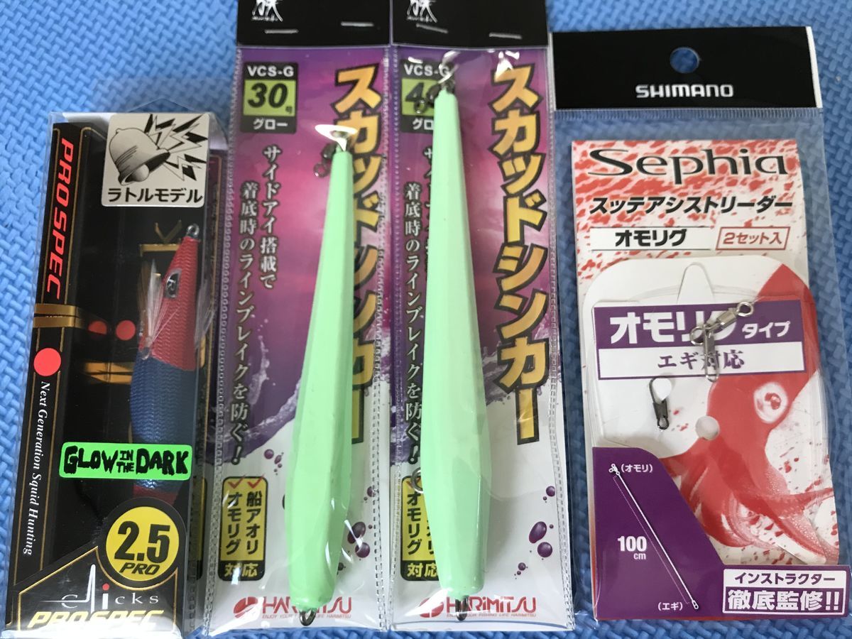 19 08 31 イカメタル釣行 In 宮津 丹後 オモリグ挑戦 激渋メタル釣果 釣活始めました