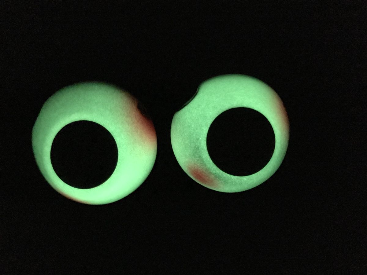 ブラックライト利用時 ブラックライト利用時