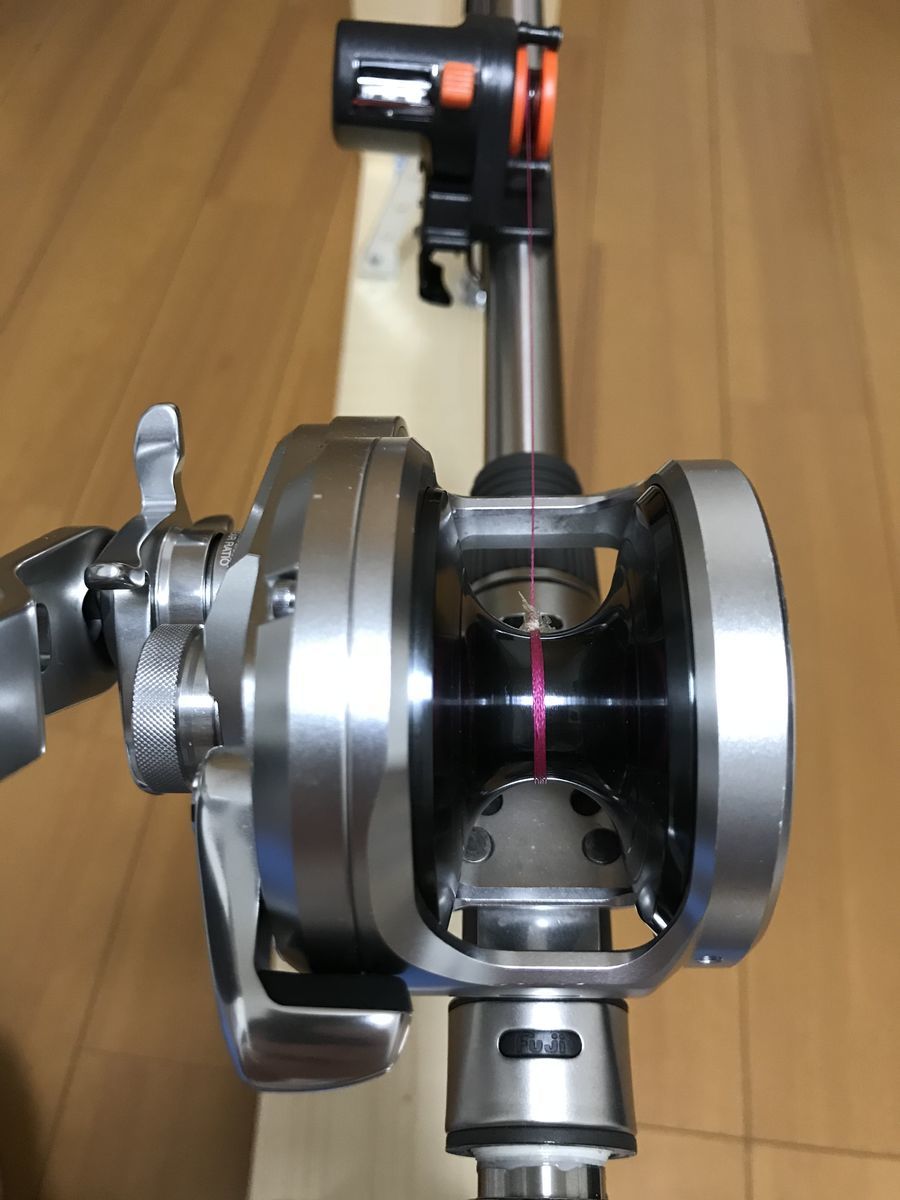 自作pe糸巻き台を使ってみた デプスチェッカー ミヤテンション 釣活始めました