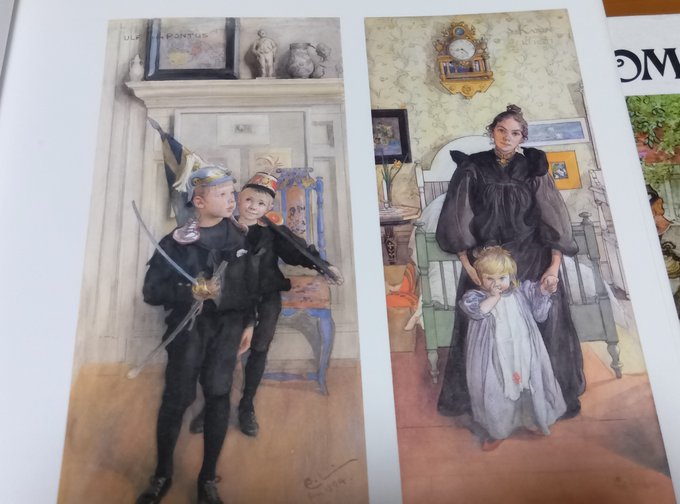 スウェーデンの国民的画家 カール・ラーションの画集から幾つか
