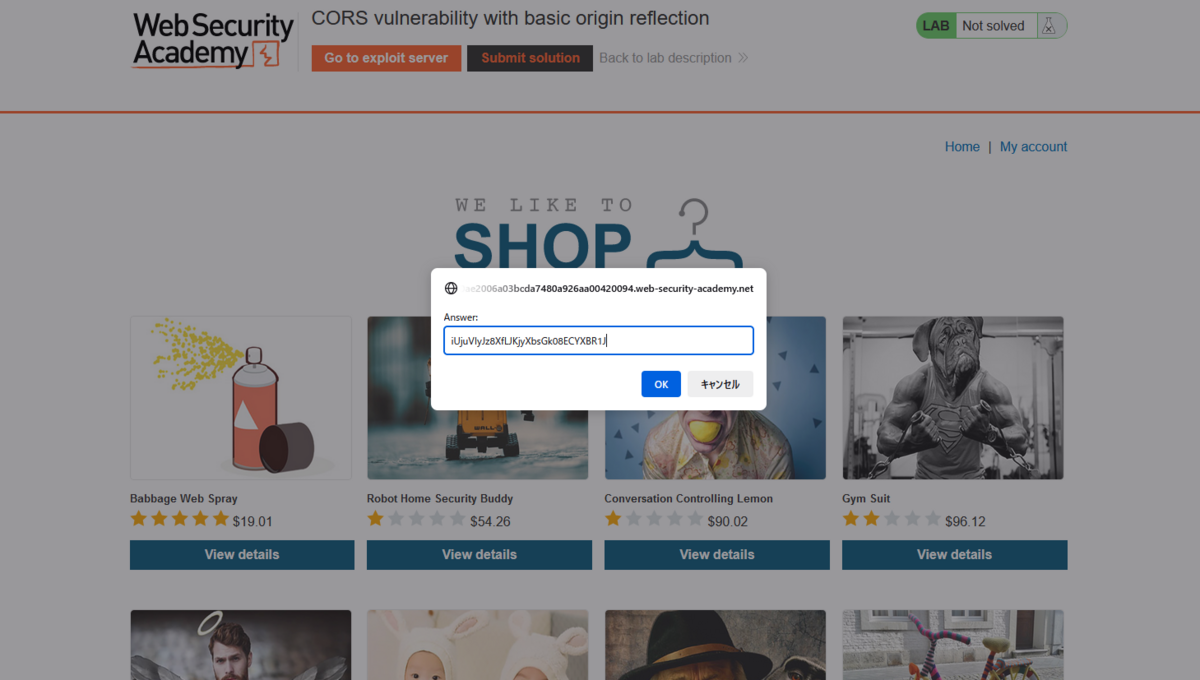 CORS vulnerability with basic origin reflection をやってみた - The light of ...