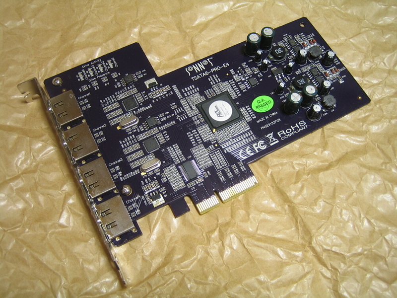 Placa de disco Sata Sonnet Technologies Tempo PCIe 20 de