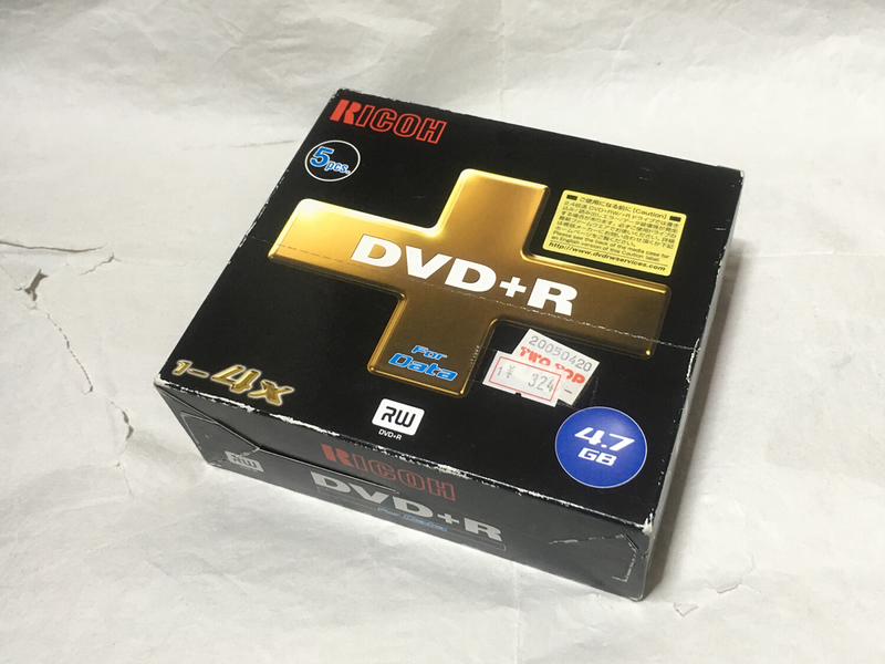 RICOH DVD+R DRD4XPC5 UAP14475 のブログⅢ