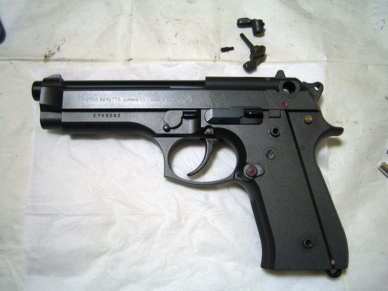 ベレッタ92F  デジコン デジコン ベレッタ M92F ロングバレル 木製グリップ ガスガン